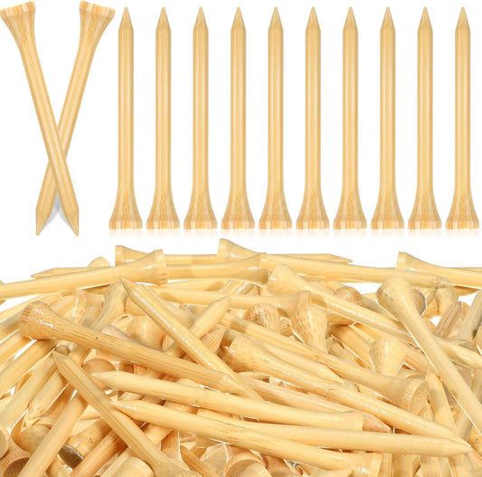 Mudder 600 Pack Golf Tees Bulk Wooden Golf Tees Wood for Men Balls Accessories