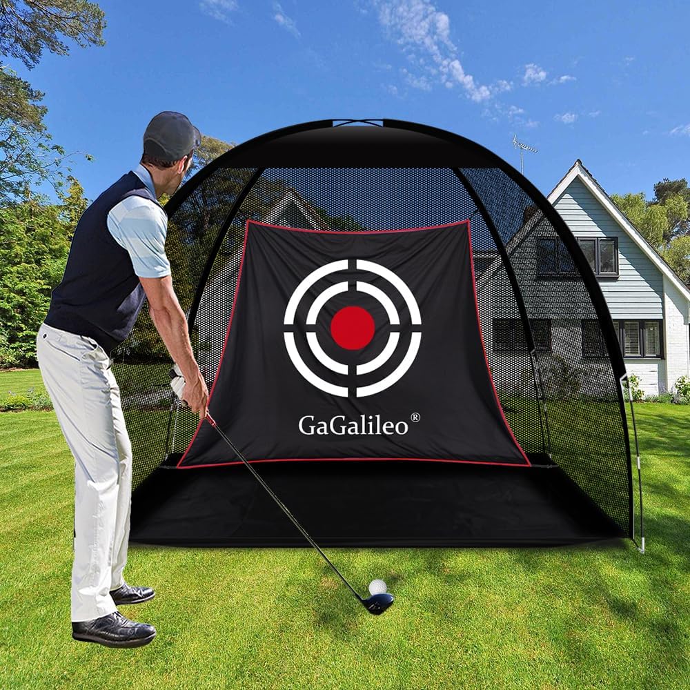 Gagalileo Golf Training Net for Teens & Beginners: with Target Portable for Backyard Indoor Outdoor Hitting Practice