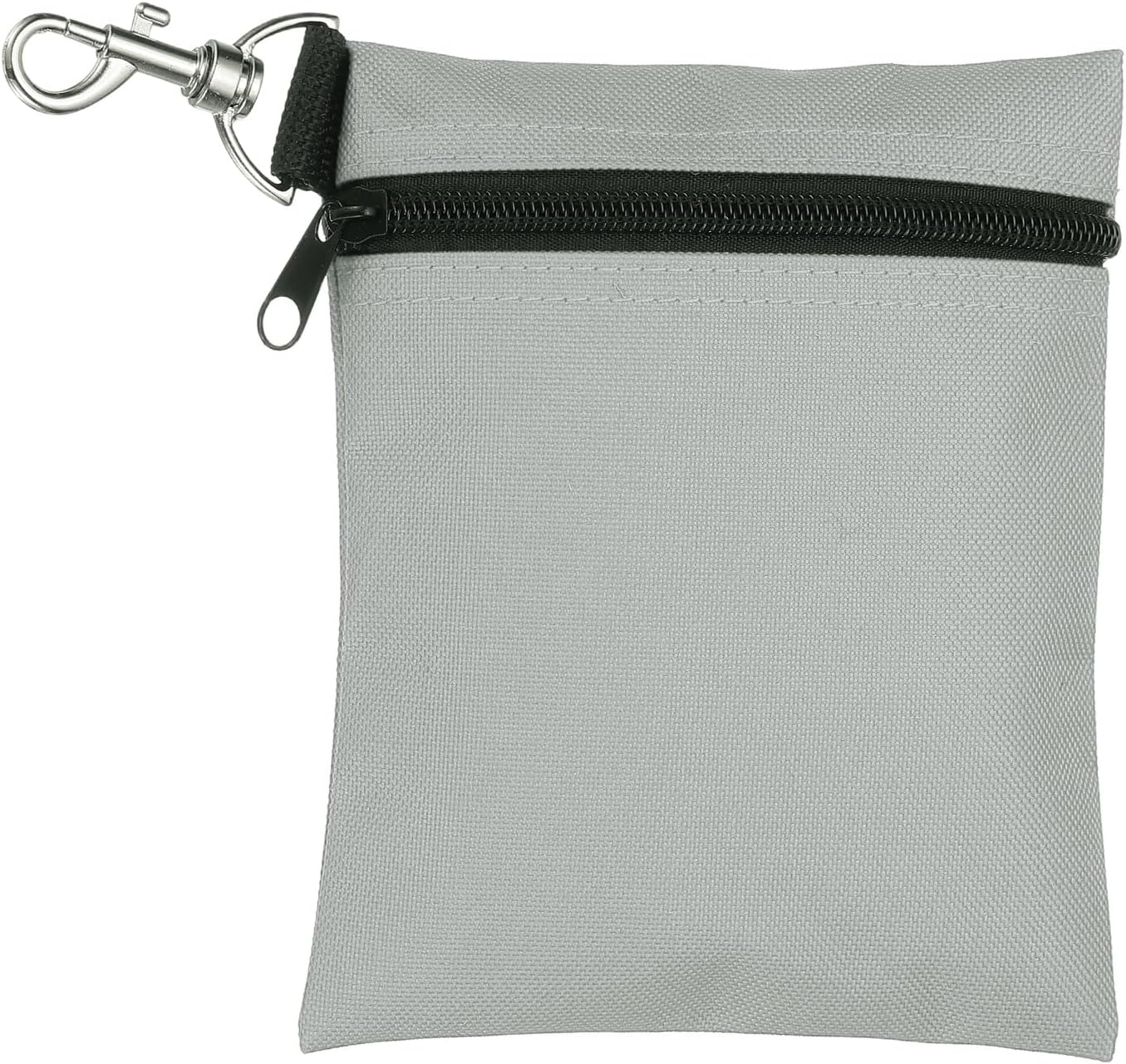 uxcell Golf Tee Pouch, Professional Zipper Golf Tee Bag Accessories Pocket Gear Clip Bag with Metal Lobster Claw Clip Organizer Storage Bags for Men and Women