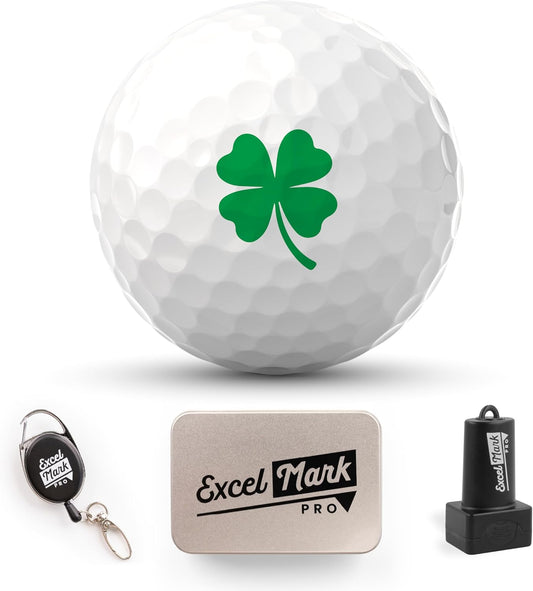 ExcelMark Pro Golf Ball Stamp - Easy Ball Identification - Choose from 25+ Styles and 4 Colors!