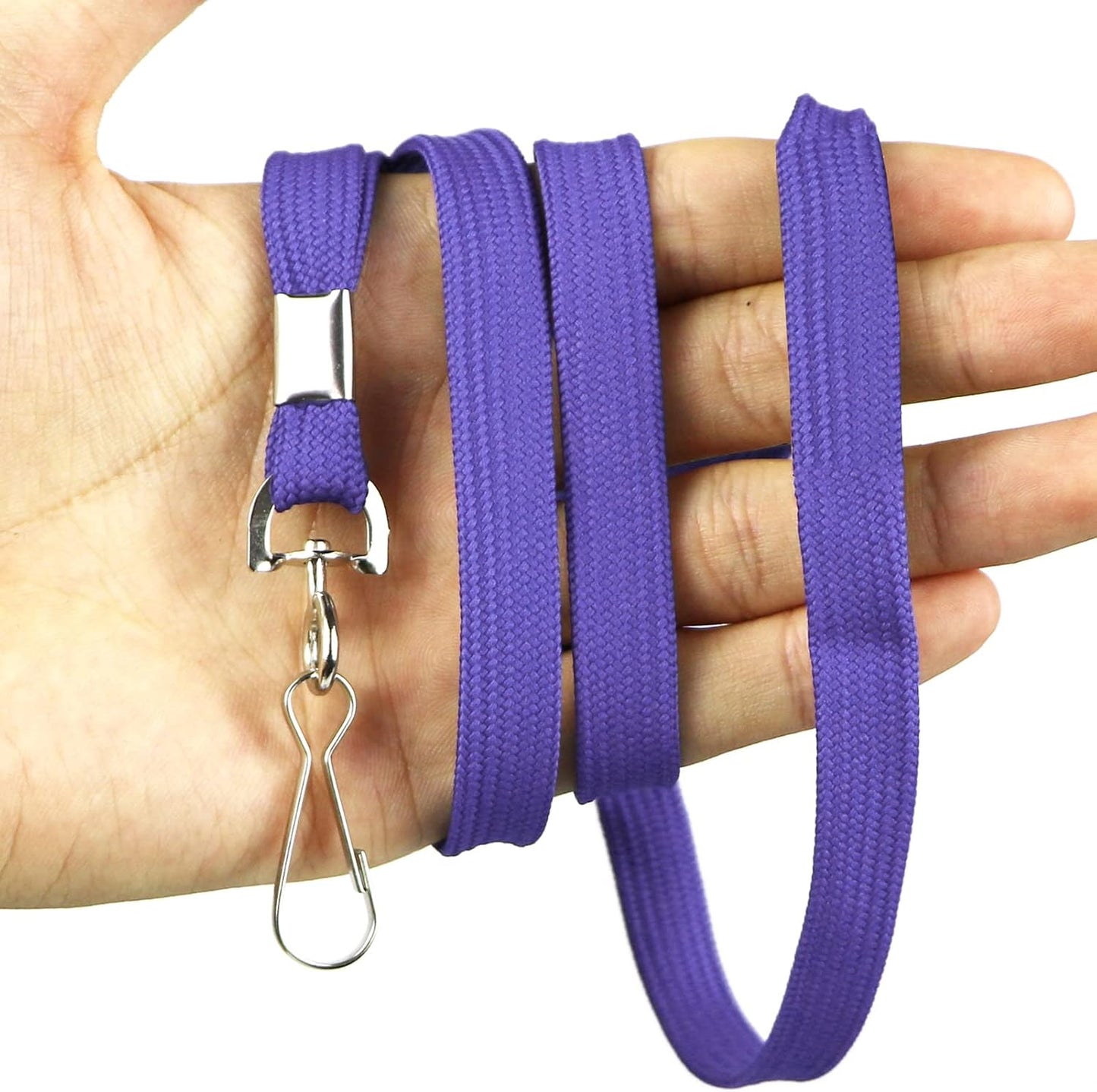 Bird Fiy Lanyard 100 Pack Bulk Badge Lanyards for ID Badges Neck Cruise Name Tag ID Holder