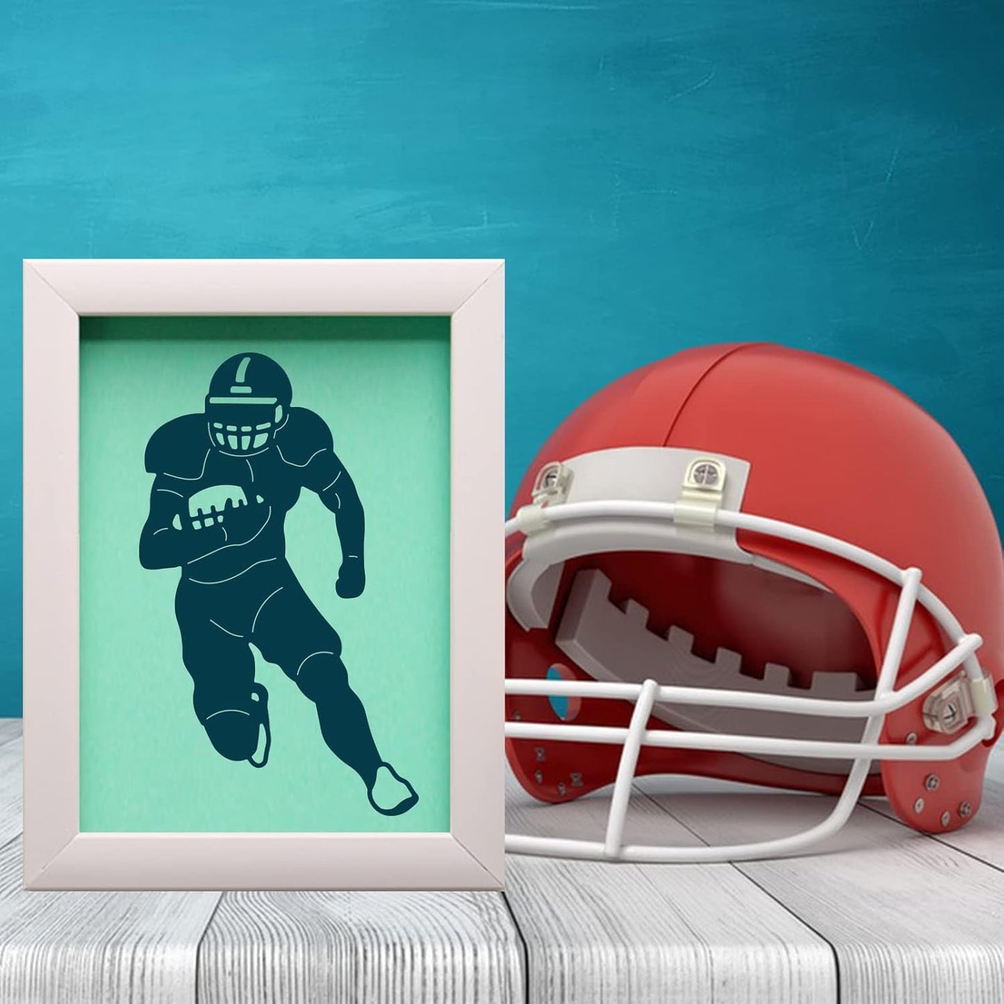 GLOBLELAND Rugby Player Cutting Dies for Card Making Rugby Cut Die for DIY Scrapbooking Journal Embossing Paper Craft Decor