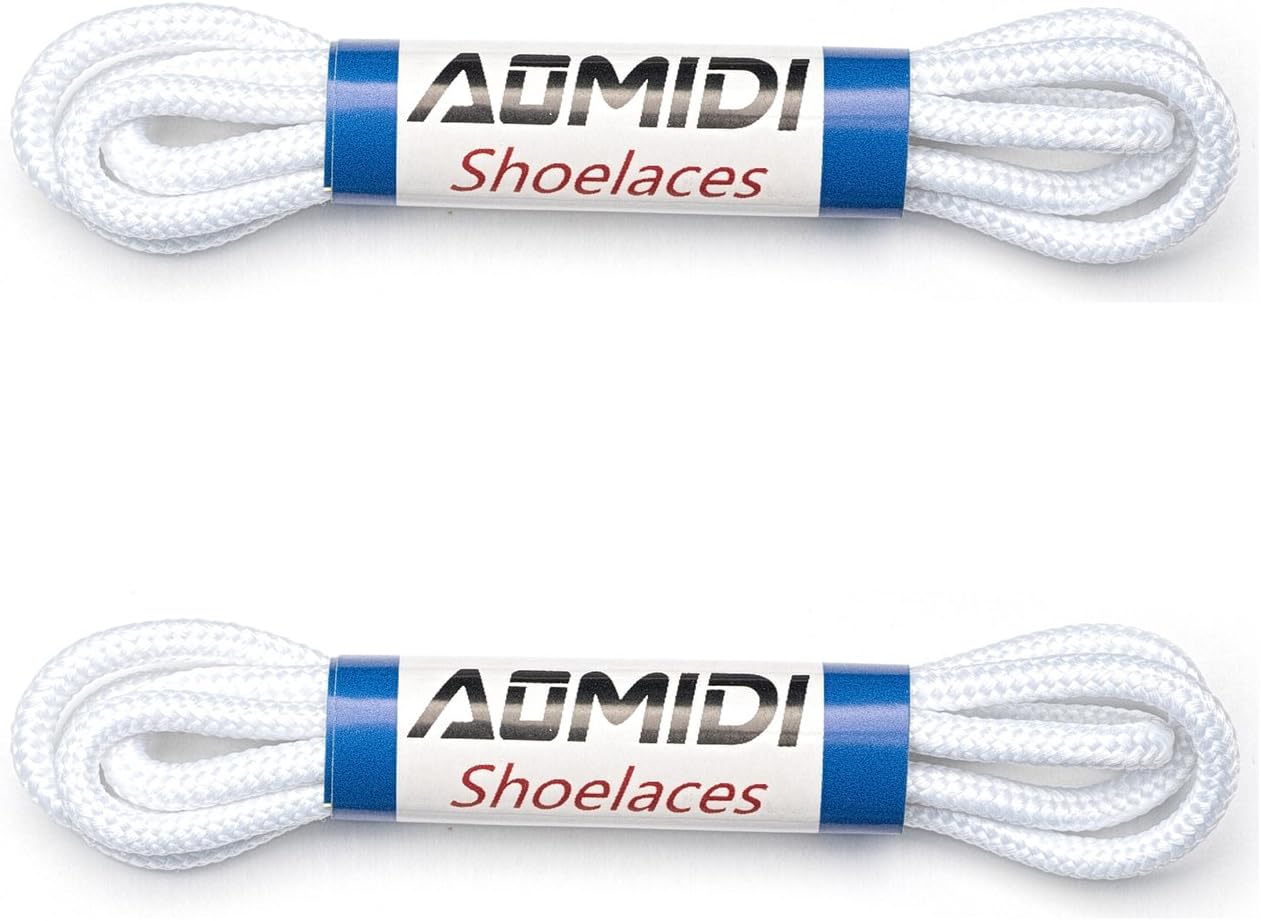 2 Pair Shoelaces Round Athletic Shoes Lace for Boot Laces Shoelaces and Multiple Shoe Types Replacements
