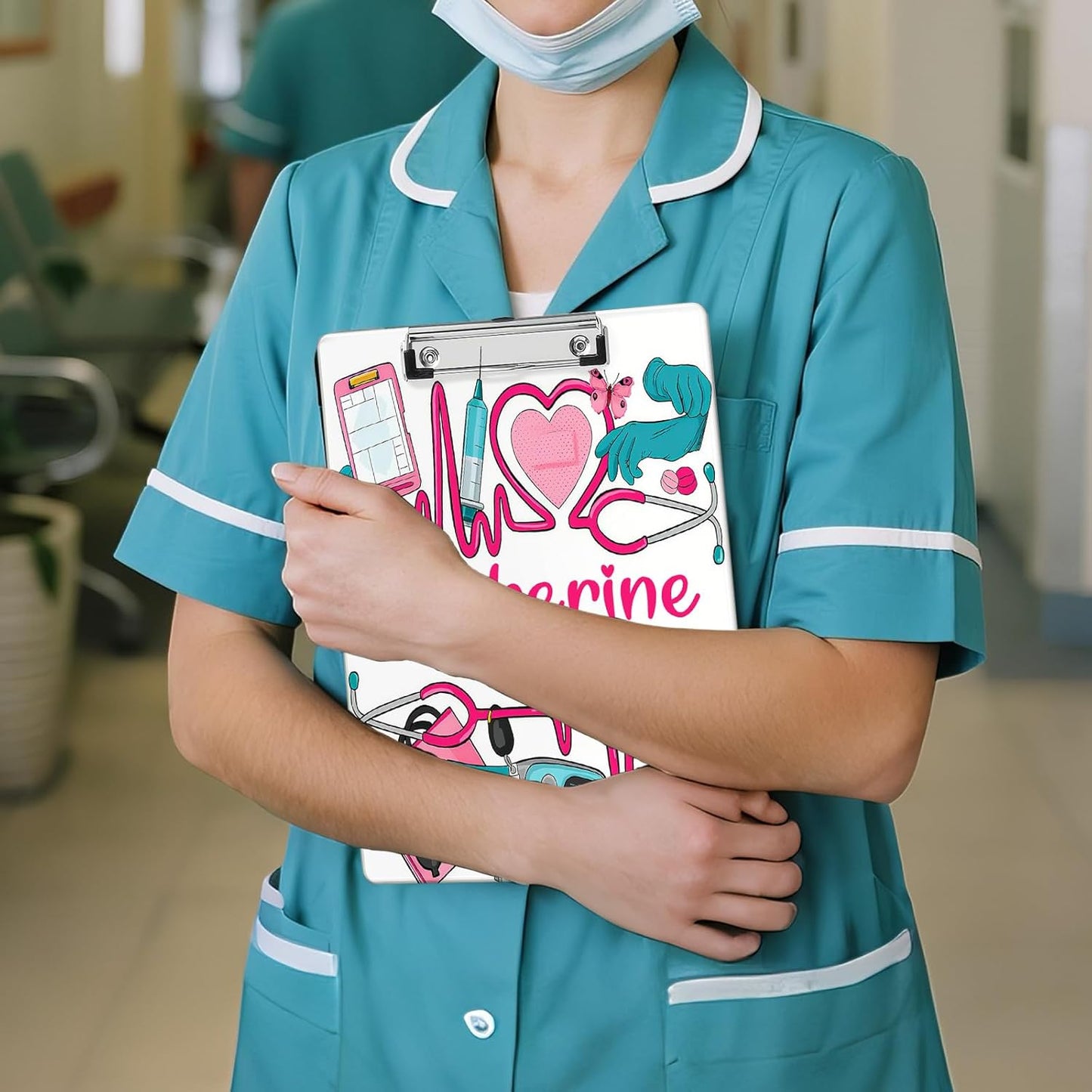 Custom Nurse Clipboard Personalzied Acrylic Clipboard with Name Custom Nurse Appreciation Gifts for Women Men