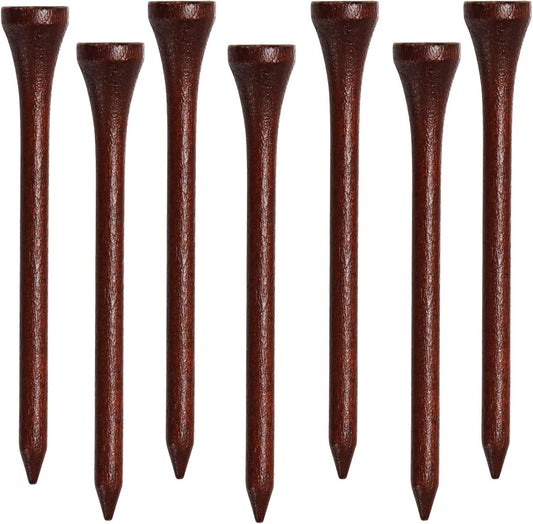 Golf Tees, 3 1/4Inch, 77 Count,Professional Deluxe Wooden Golf Tee, More Than 20 Colors Combination, Natural Hard Wood Golf Tee