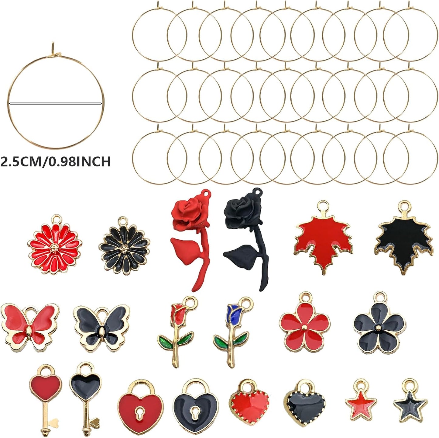 Wine Glass Charms Drink Identifiers Wine Charms For Stem Glasses Markers Glass Tags Travel Beach Themed Party Supplies