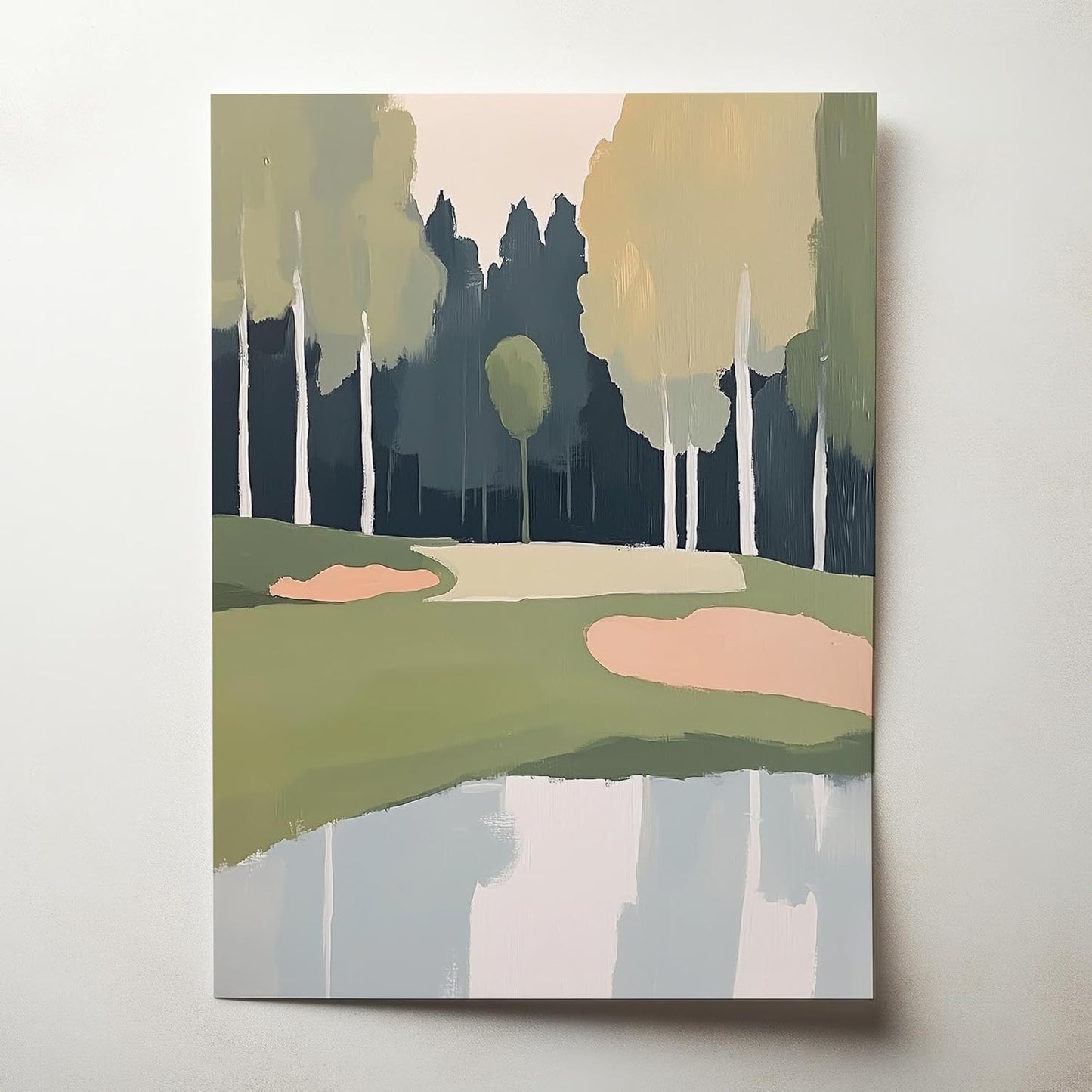 Golf Impressionist Art Print Posters - Premium Giclee Fine Art Prints - Sporty and Sophisticated Home Decor Posters, Golfer Art Prints for Home and Office Decor - Vintage Aesthetic, Ready to Frame