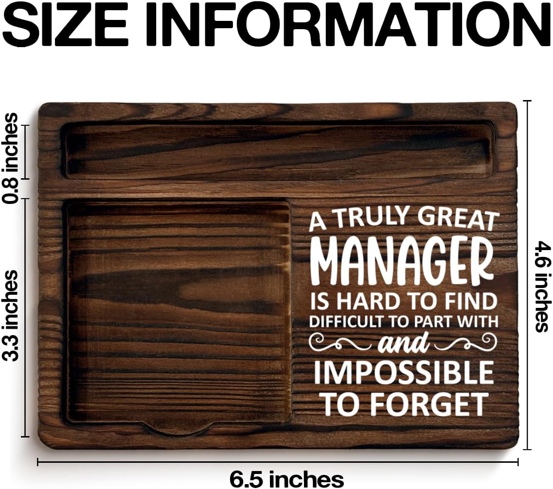 Best Manager Gifts for Men Women, Appreciation Gifts for Manager Leader Boss's Day Farewell Retirement Birthday, Managers Gift Sticky Note Holder Office Decor