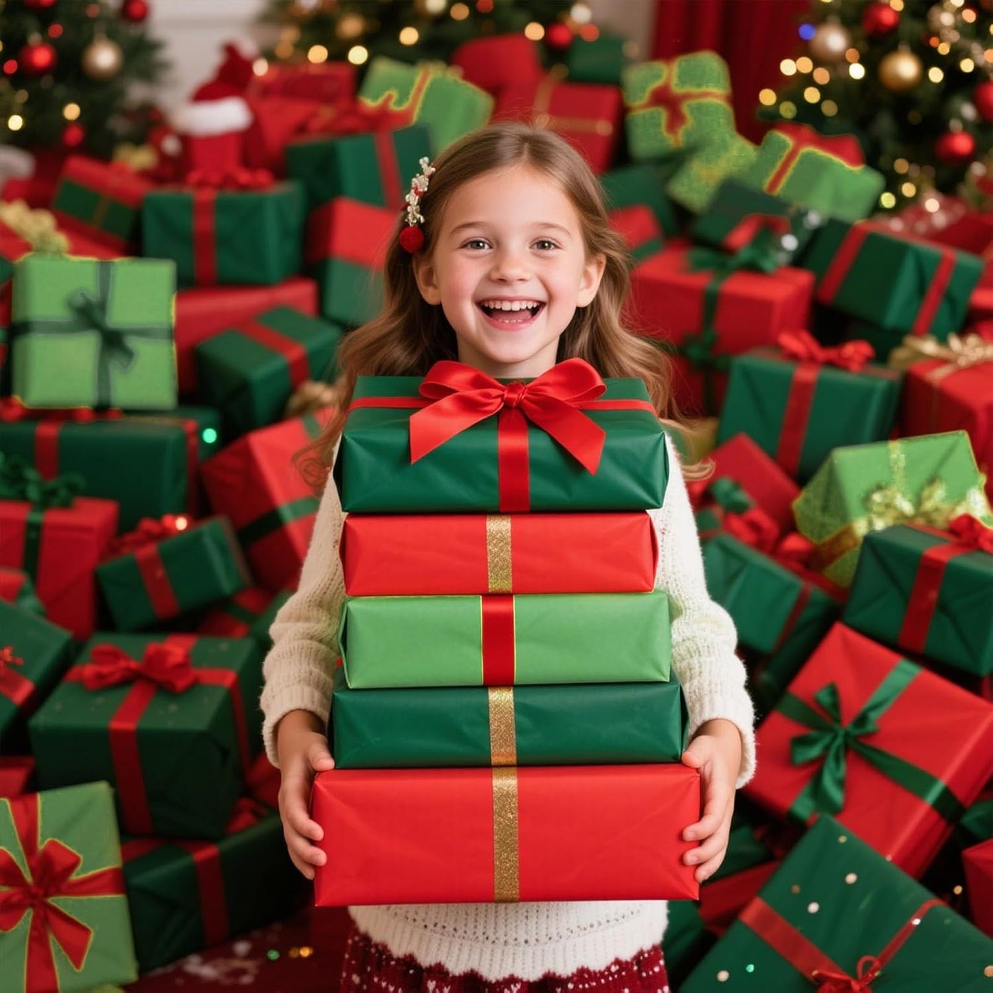 Shindel 120 Sheets Tissue Paper for Gift Wrapping, 20x14 Inch Christmas Tissue Paper for Gift Bags Christmas Presents Holiday Crafts