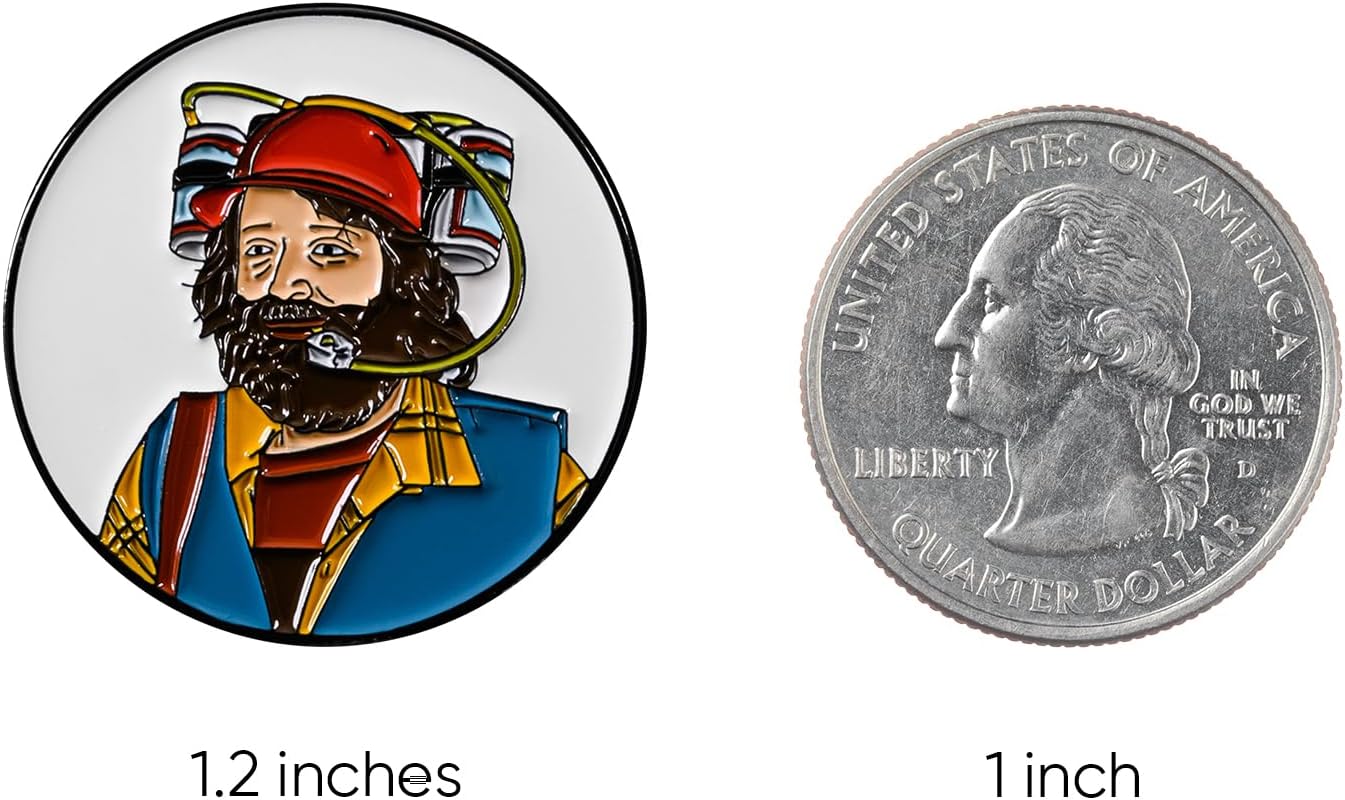 Golf Ball Marker with Magnetic Hat Clip - Funny Golf Gift