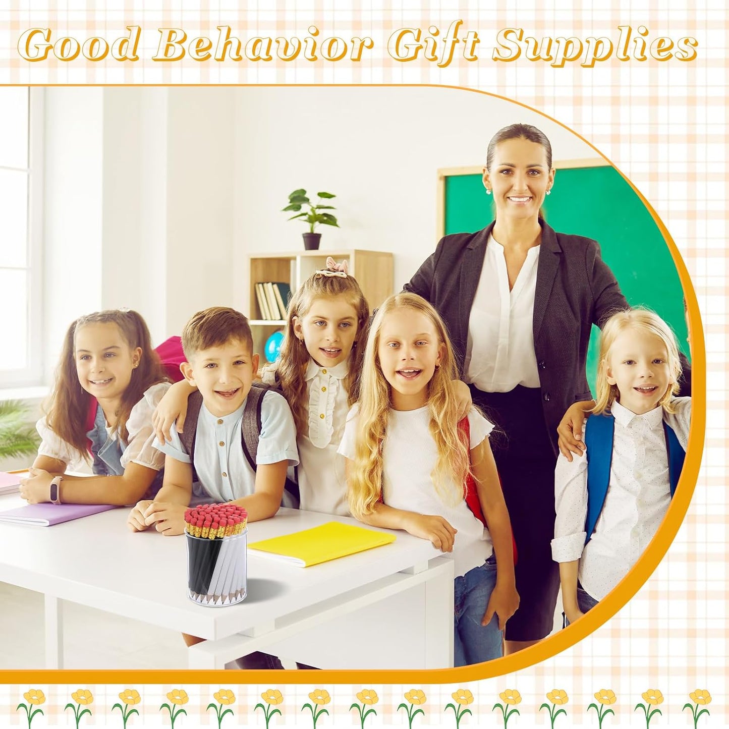 Chivao 288 Pieces Golf Mini Pencils Bulk with Eraser #2 HB Golf Short Pre Sharpened Pencils for Party Favors Office Supplies 4 Inch (Black and White)