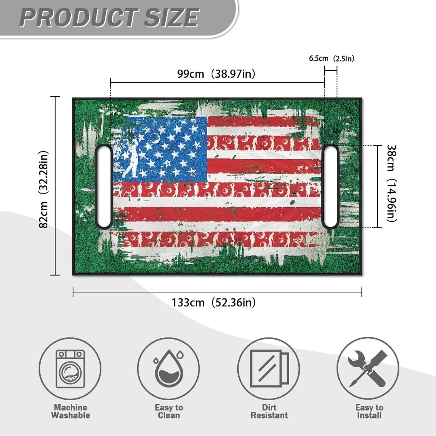 Golf Cart Accessories Anti-hot Golf Cart 50 X 30.9 Inches Seat Cushion Golf Seat Cushion Cover Towel Blanket Fits for Golf Club Cars