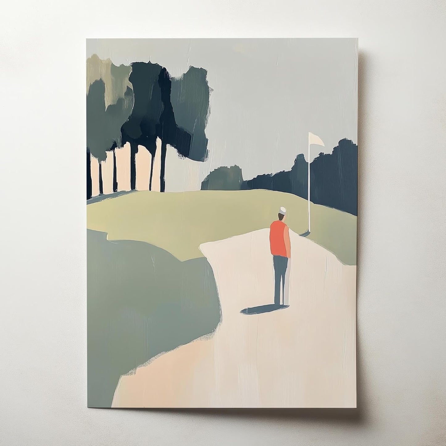 Golf Impressionist Art Print Posters - Premium Giclee Fine Art Prints - Sporty and Sophisticated Home Decor Posters, Golfer Art Prints for Home and Office Decor - Vintage Aesthetic, Ready to Frame