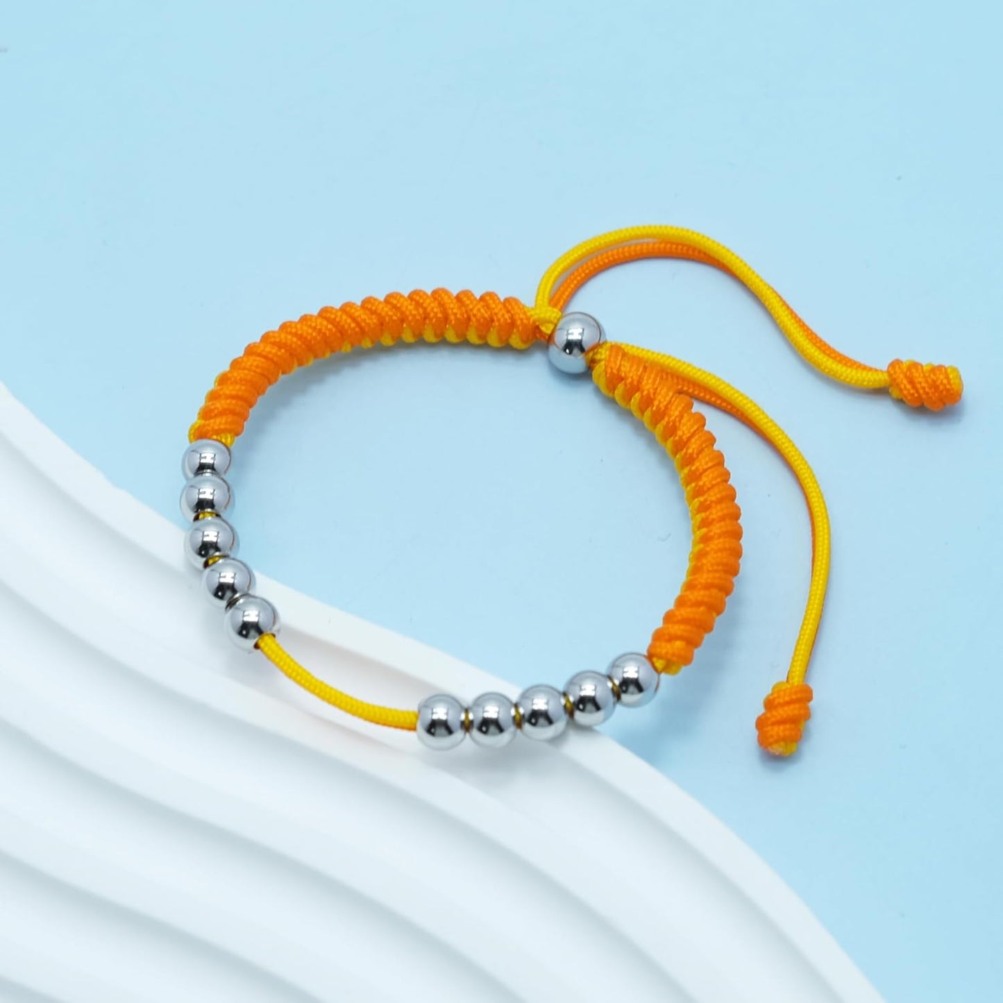 LAMIBEE Golf Stainless Steel 10 Bead Score Counter Bracelet, Golf Stroke Count Bracelet, Resizable Easy to Adjust Golf Round Scoring Tracker, Durable Stylish Golf Accessory