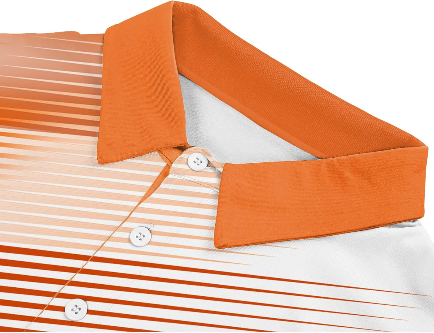 SCODI Mens Golf Shirt Moisture Wicking Performance Sport Short Sleeve Print Golf Polo Shirts for Men