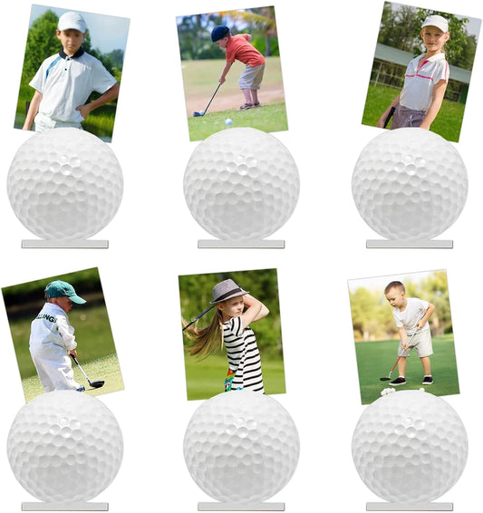 Golf Photo Stand Golf Party Decorations Table Number Card Place Holder Sticky Note Holder Golf Centerpieces for Table Hole in One Birthday Party Supplies