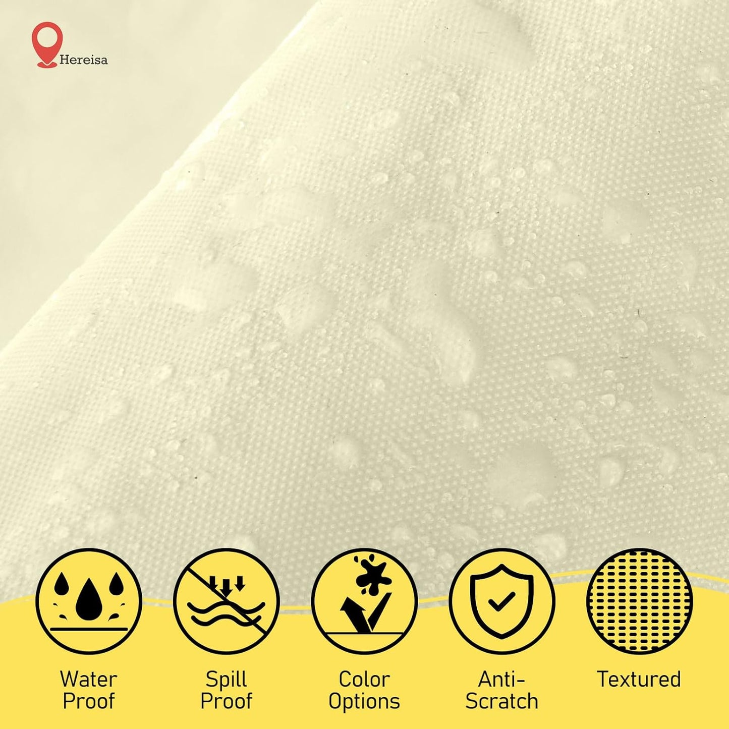 Plastic Ivory Tablecloths 3 Pack Cream Disposable Table Covers 54" x 108" Milky White Table Cloths for Bridal Shower Parties Picnic Engagements Weddings Birthdays, Fits 6 to 8 Foot Rectangle Tables