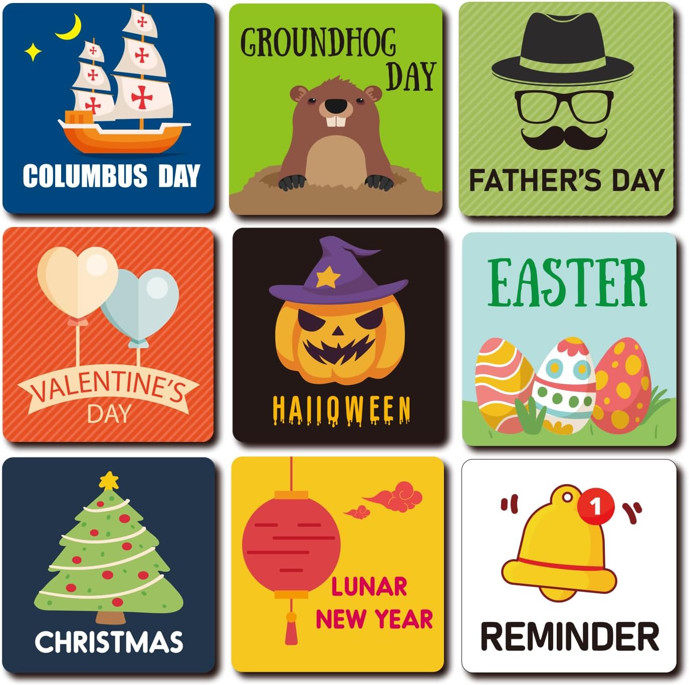 42Pcs Holiday Magnets for Magnetic Calendar, Holiday Refrigerator Magnets for Calendar Whiteboard, Dry Erase Boards, Calendar Magnets Accessories for Home Classroom Office