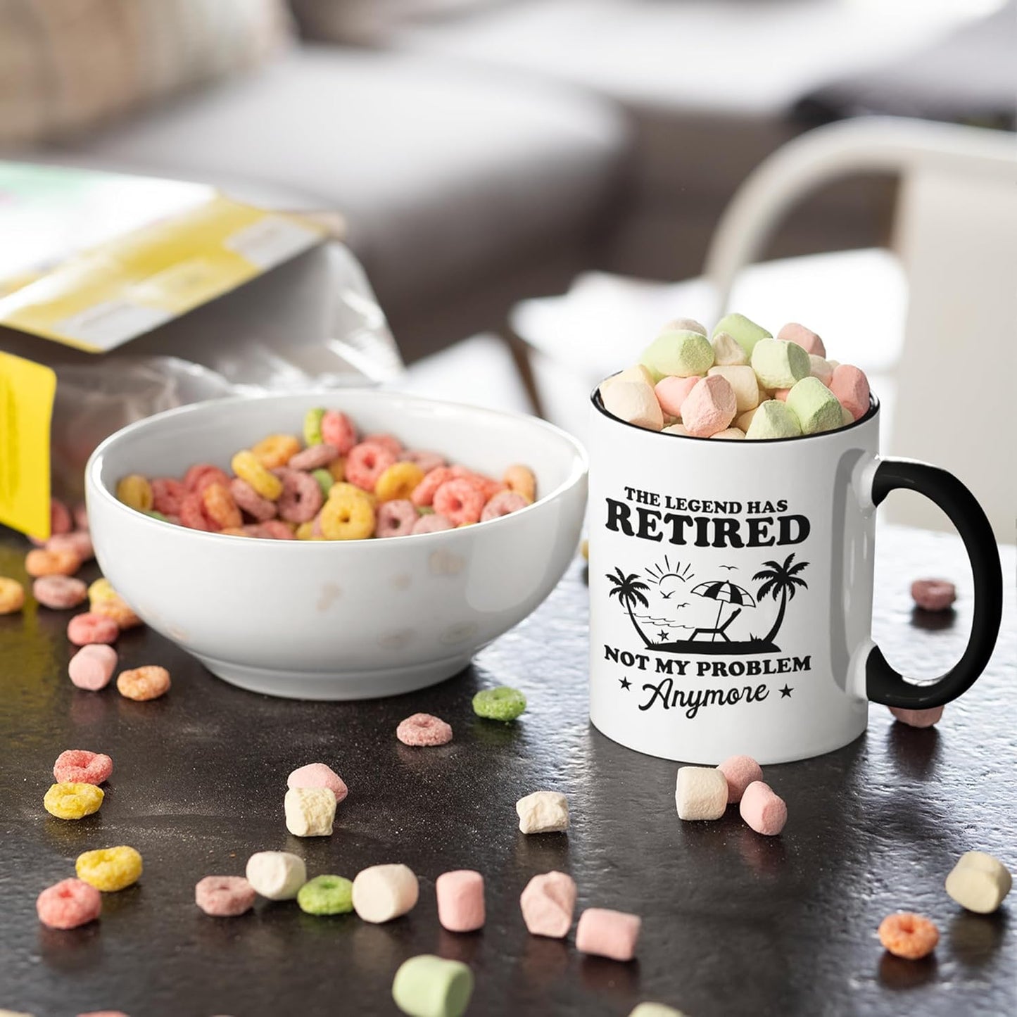 Retirement Gifts for Coworker, Colleagues, The Legend Has Retired Coffee Mug, Not My Problem Anymore Retired Cup, Birthday, Christmas, Happy Retirement Presents For Men, Women, Mom, Dad, Boss