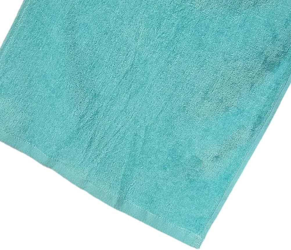 Cotton Golf Bag Towel with Clip (Aqua)