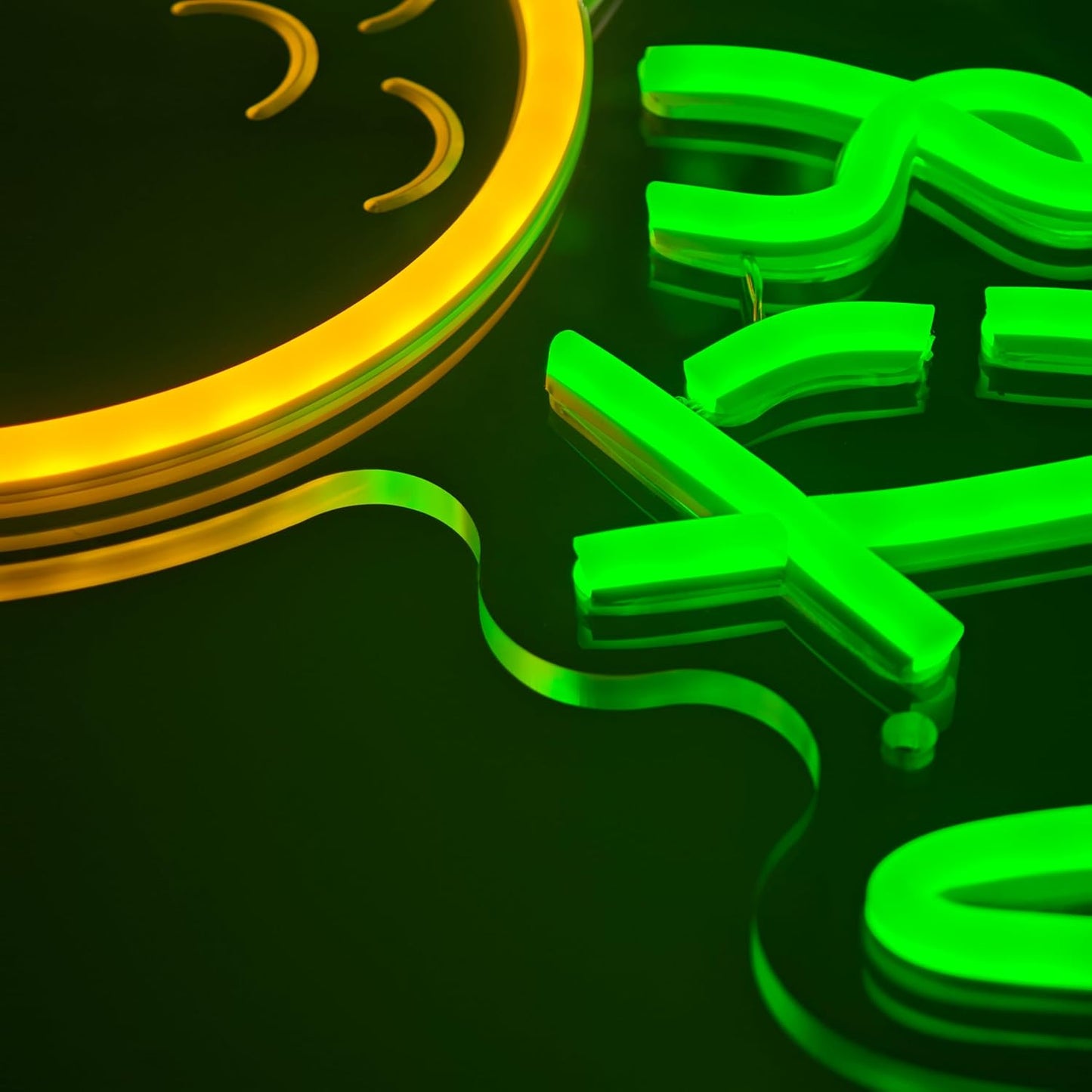 Let's Par Tee Neon Sign Funny Golf Neon Light for Wall Decor USB Dimmable Golf Ball Led Sign for Golf Party, Bar, Game Room, Man Cave Decor