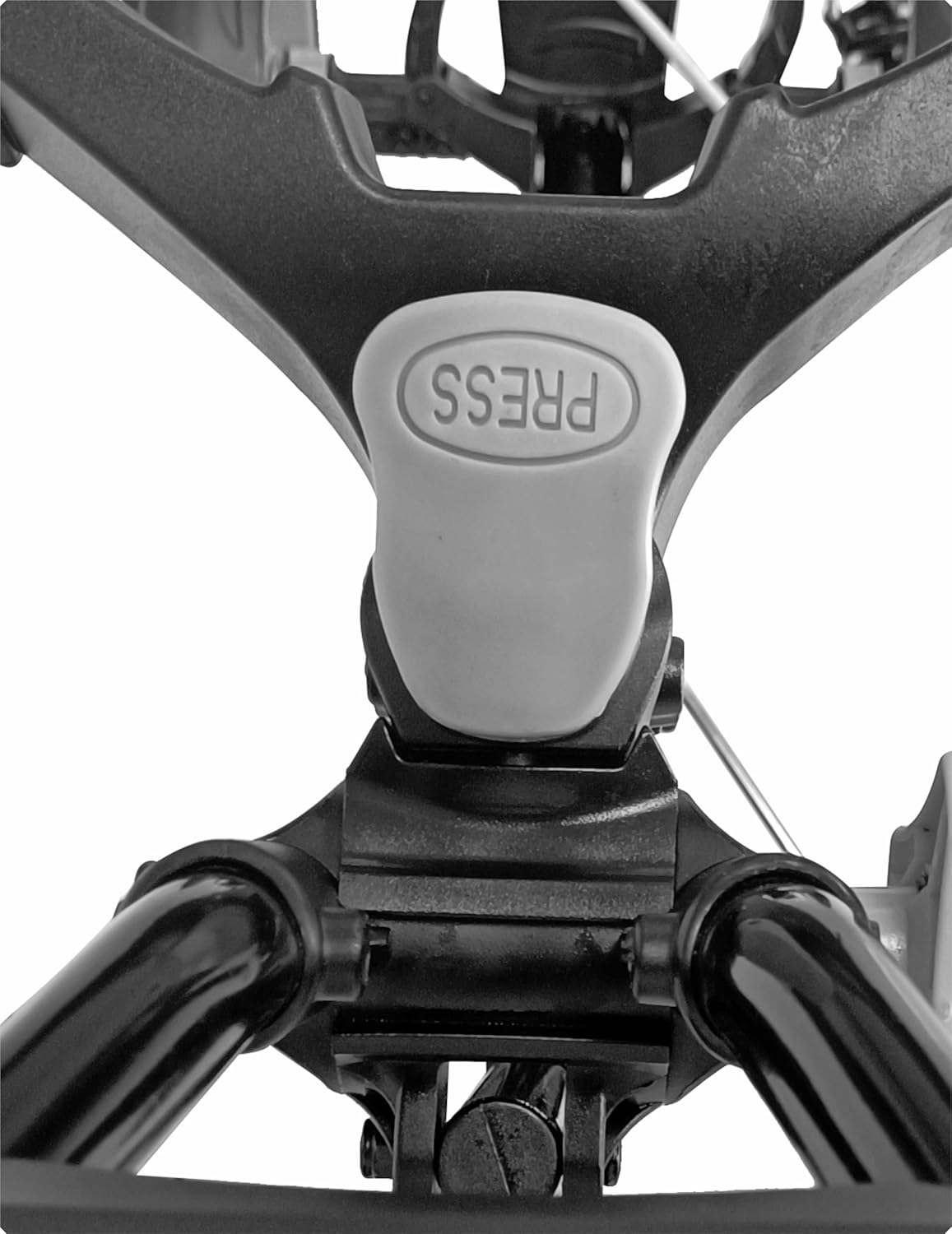 Folding Golf Push Cart 4 Wheel with Foot Brake – 1-Second Open & Close Golf Bag Cart, Adjustable Handle, Ball-Bearing Wheels, Lightweight Aluminum Frame, Umbrella Holder Included