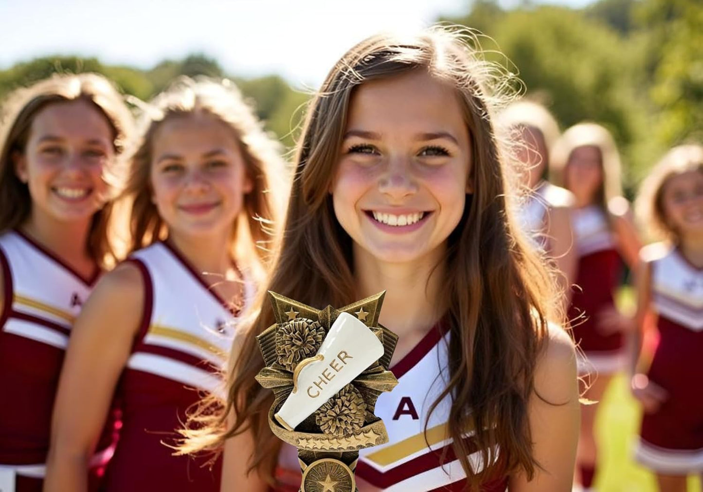 Champion V Sports Trophy Award with Custom Engraving – Recognition Trophy for Kids and Adults Team Awards for Competitions School Sports Student Athletes MVPs Tournaments and Celebrations