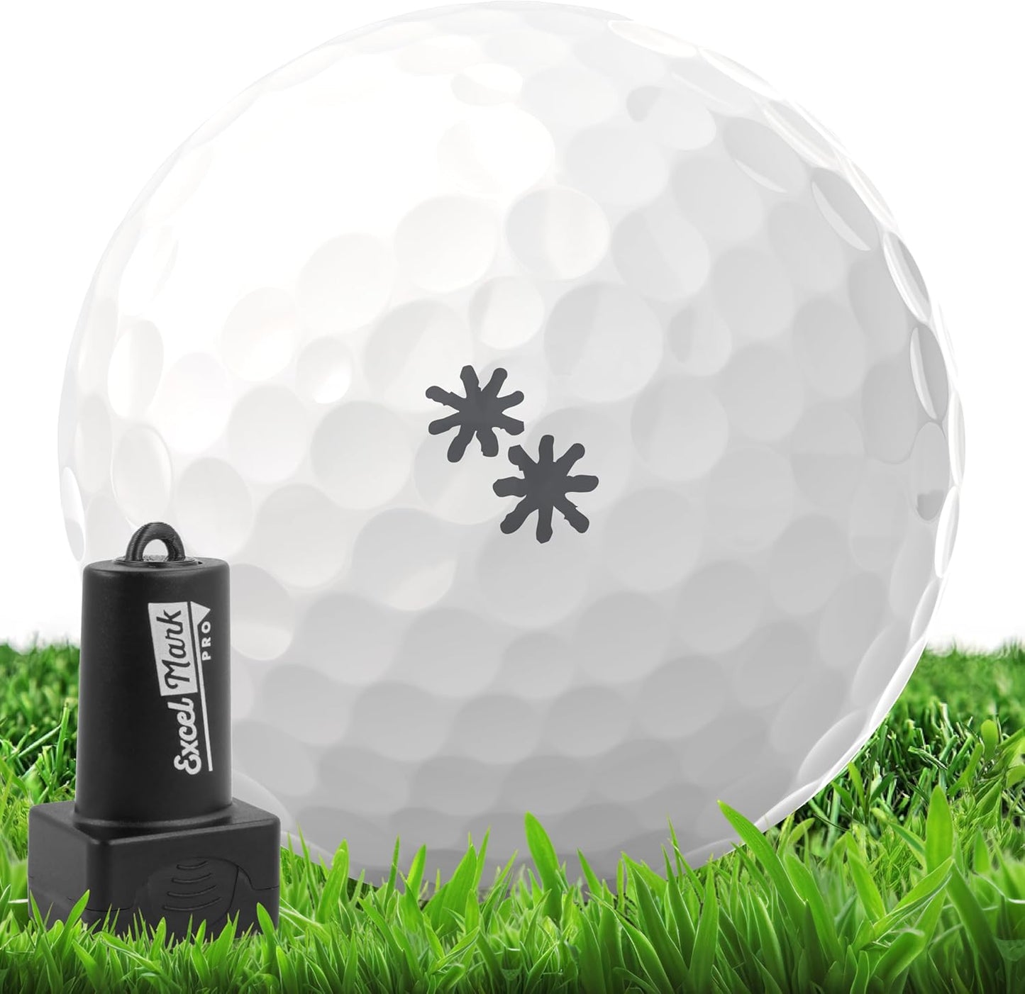 ExcelMark Pro Golf Ball Stamp - Easy Ball Identification - Choose from 25+ Styles and 4 Colors!