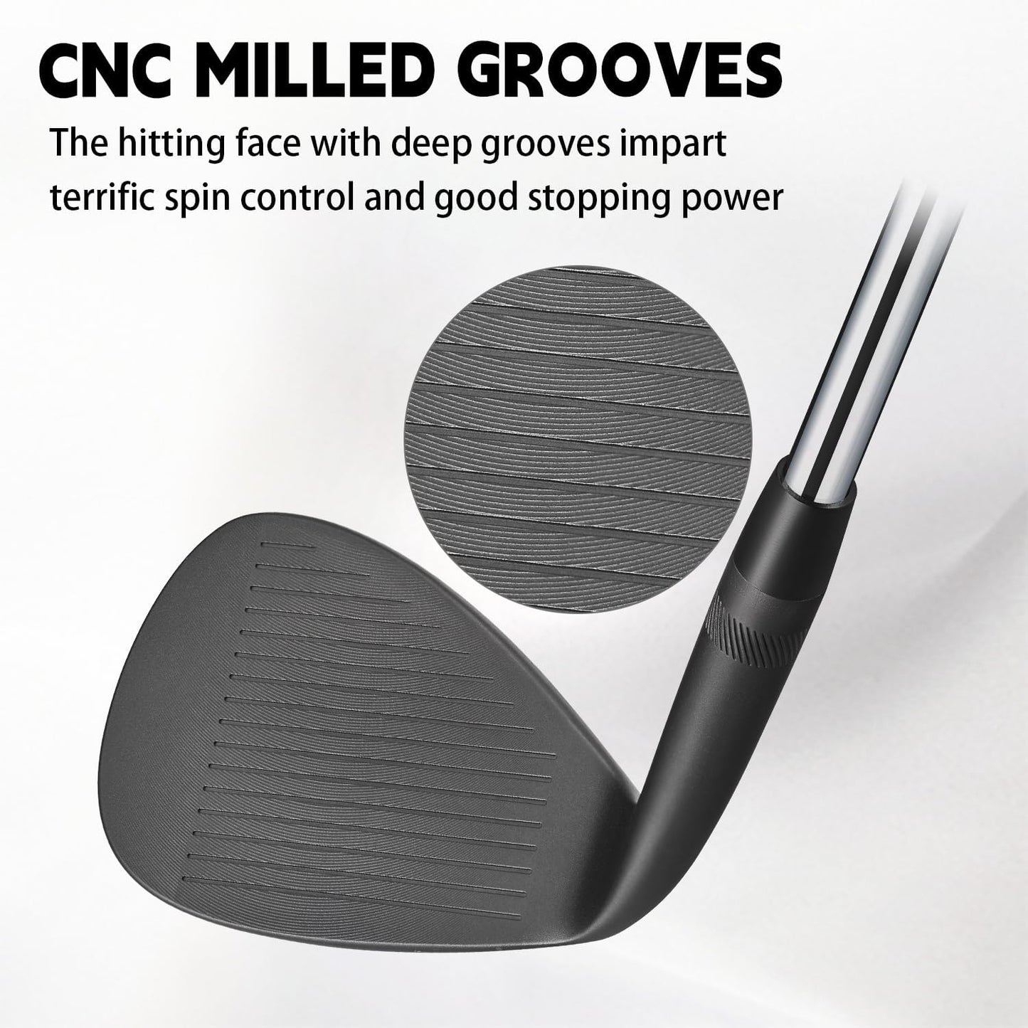 Forged Golf Wedge Set for Men or Individual 48/50/52/54/56/58/60/68/70/72 Degree RH Gap Wedge Sand Wedge Easily Escape from Bunker,Milled Face for More Spin