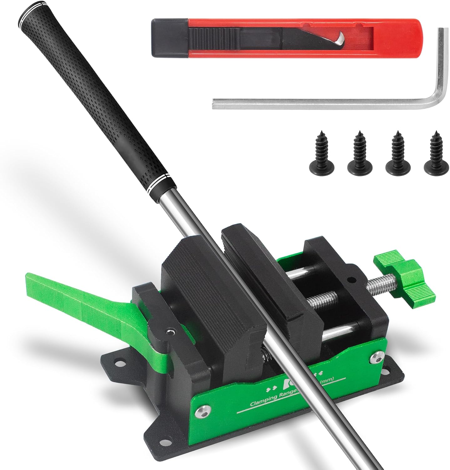 Golf Club Vise, Household Golf Club Regripping Kit Golf Grip Removal Tool, Golf Gifts for Men Women