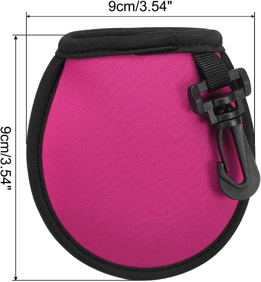 PATIKIL Golf Ball Washer Pouch, Portable Golf Balls Cleaner Pocket Bag with Hanging Clip for Women Golf Exercise