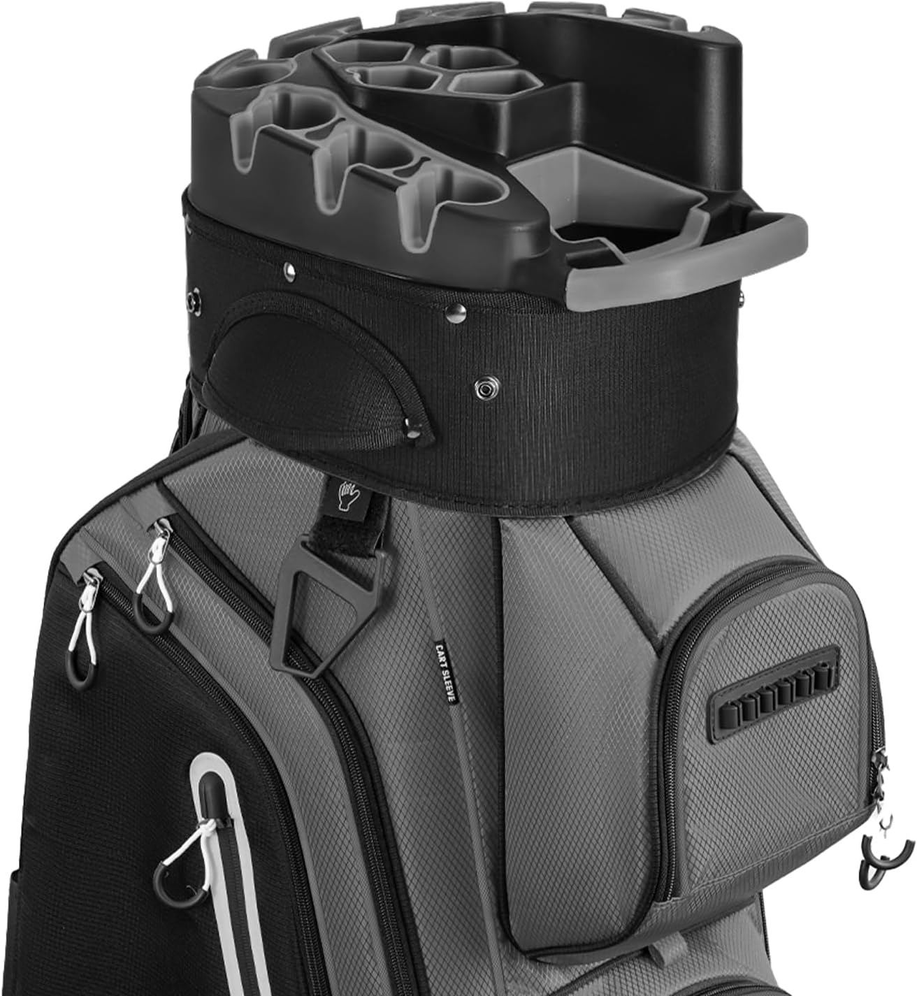 14-Way Golf Cart Bag Pro with Full Length Divider Top, Golf Bag for Men with Handles and Rain Cover