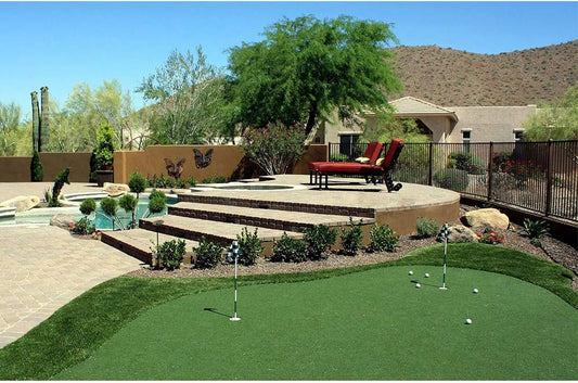 Artificial Grass Turf - 10FT X 34FT Indoor/Outdoor Golf Training Mat, Fake Grass for Baseball, Football, Gym Sports