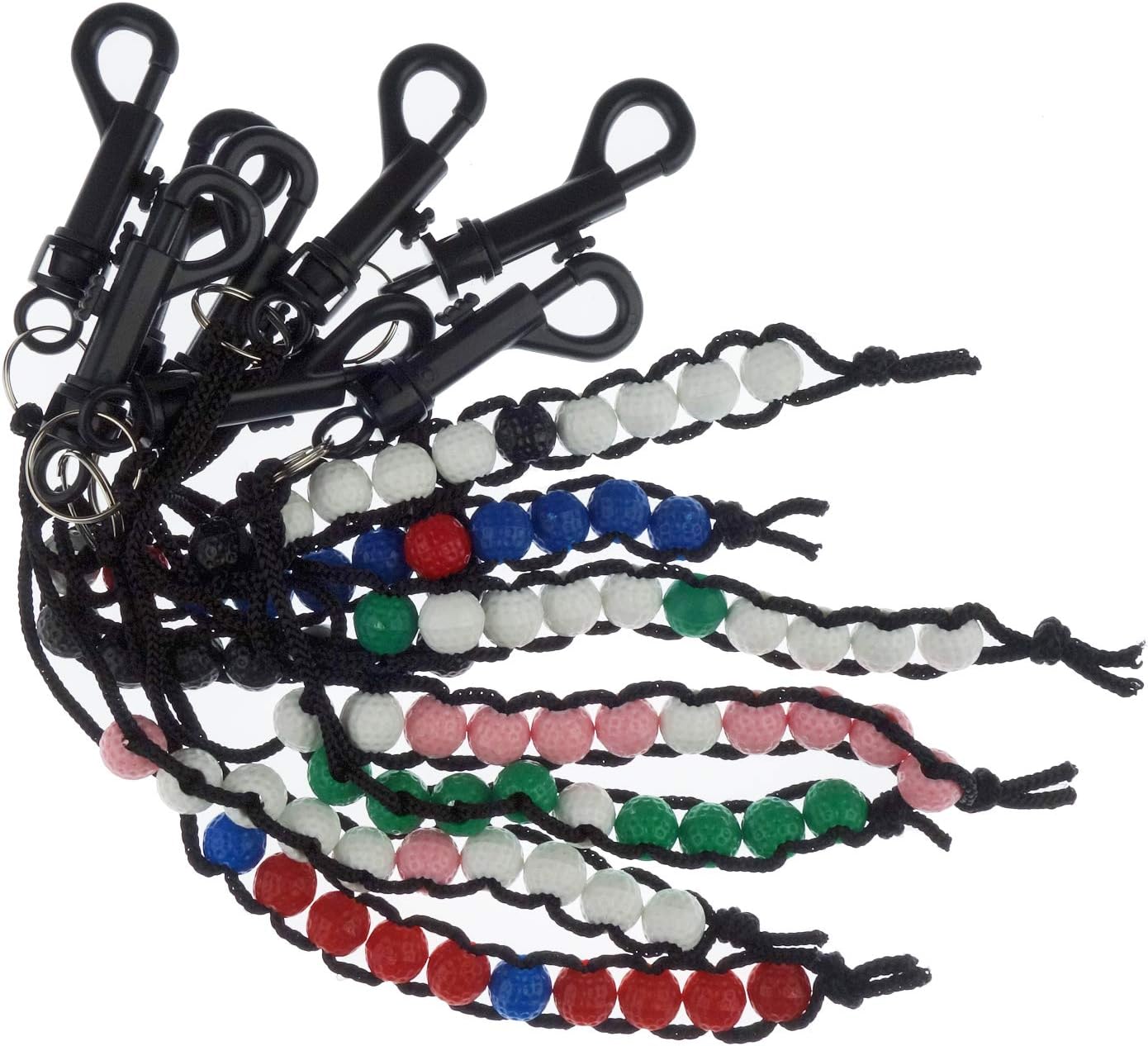 10 Pack Golf Beads Count Stroke Score Counter