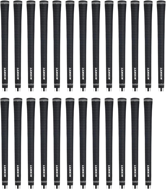 Lamkin Crossline Black Undersize 25 Piece Golf Grip Bundle (