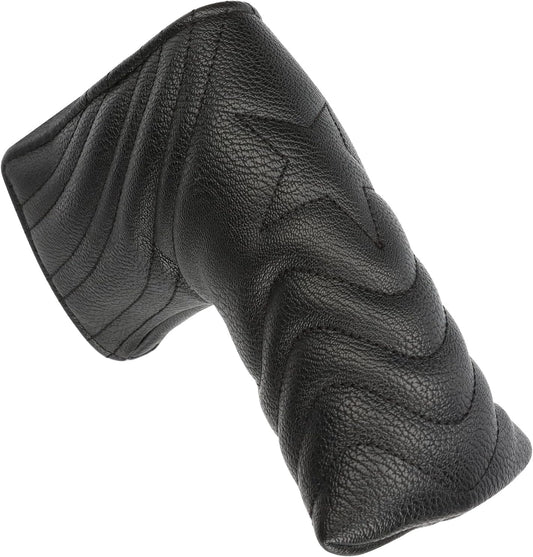 4pcs or 1pc Golf Club Head Covers for Woods, Driver, Fairway, Hybrid – Premium PU Leather with Interchangeable Tags & Magnetic Blade and Mallet Putter Covers