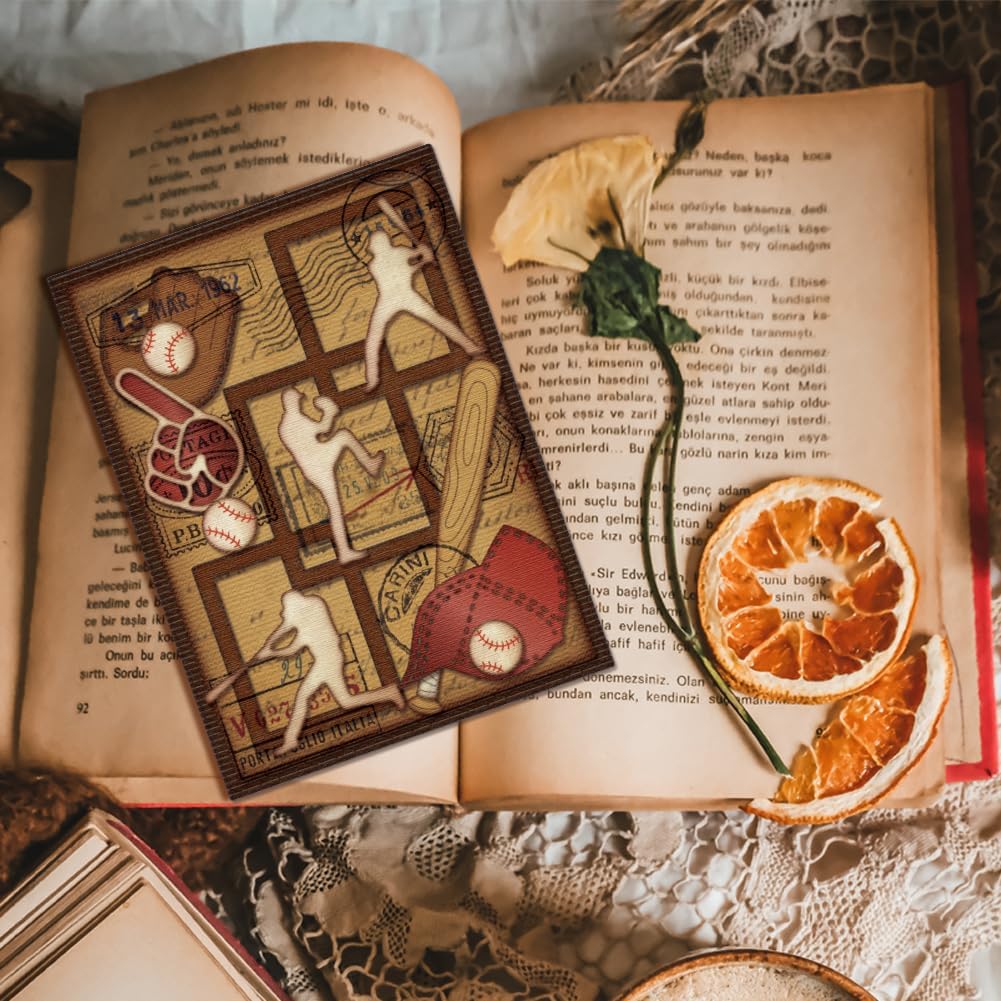 GLOBLELAND Baseball Kit Cutting Dies for Card Making Sports Man Cut Die for DIY Scrapbooking Journal Embossing Paper Craft Decor