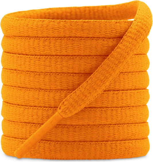 DELELE 2Pair Oval Shoes laces 42 Colors Half Round 1/4" Athletic ShoeLaces for Sport/Running Shoes Shoe Strings