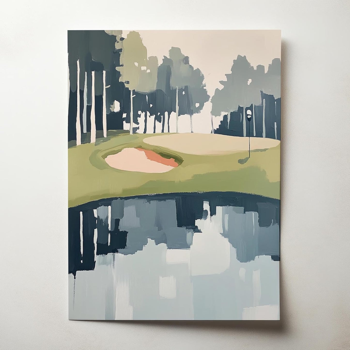 Golf Impressionist Art Print Posters - Premium Giclee Fine Art Prints - Sporty and Sophisticated Home Decor Posters, Golfer Art Prints for Home and Office Decor - Vintage Aesthetic, Ready to Frame