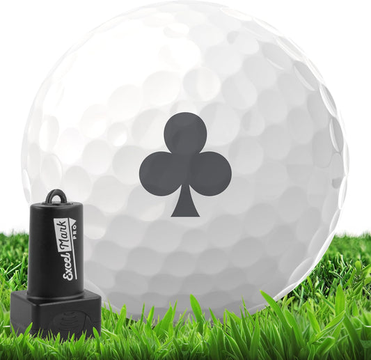 ExcelMark Pro Golf Ball Stamp - Easy Ball Identification - Choose from 25+ Styles and 4 Colors!
