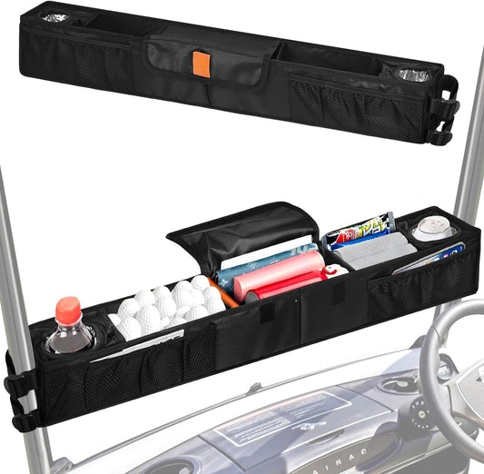 Grekos Golf Cart Inner Storage Tray, Upgraded 1680D Golf Cart Front Storage Basket