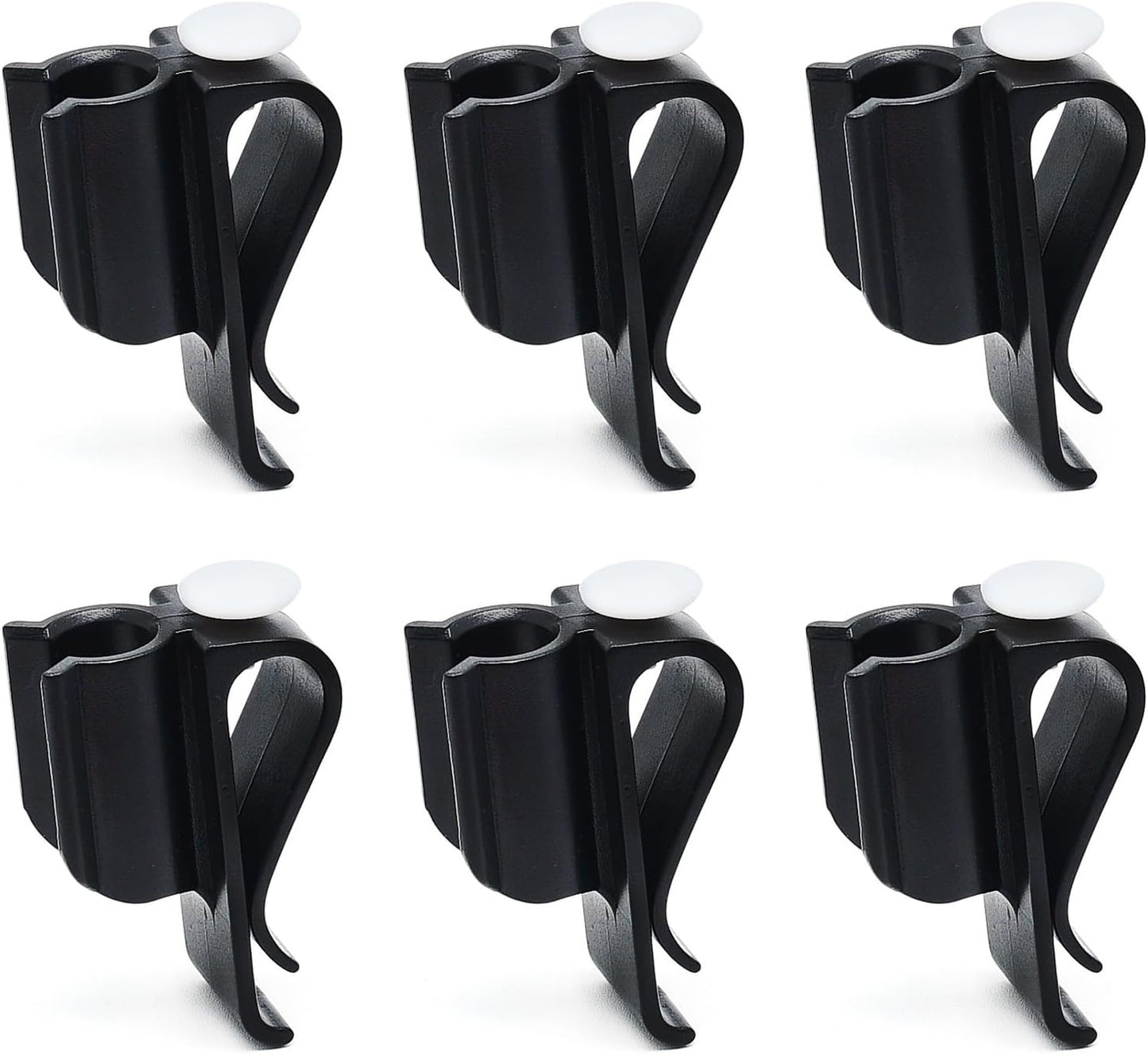 Surf turtle On Putter Clamp 6PCS Golf Club Bag Clips Black Plastic Putting Clip Golf Accessories for Men Women Golfer
