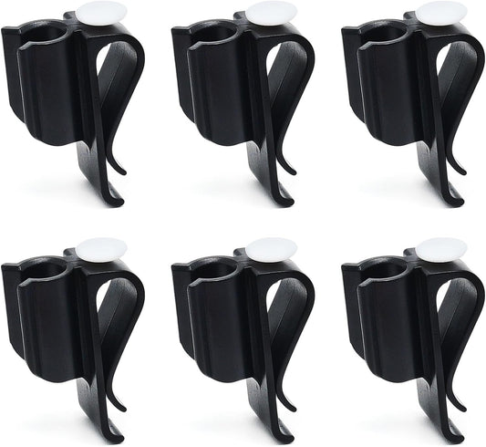 Surf turtle On Putter Clamp 6PCS Golf Club Bag Clips Black Plastic Putting Clip Golf Accessories for Men Women Golfer