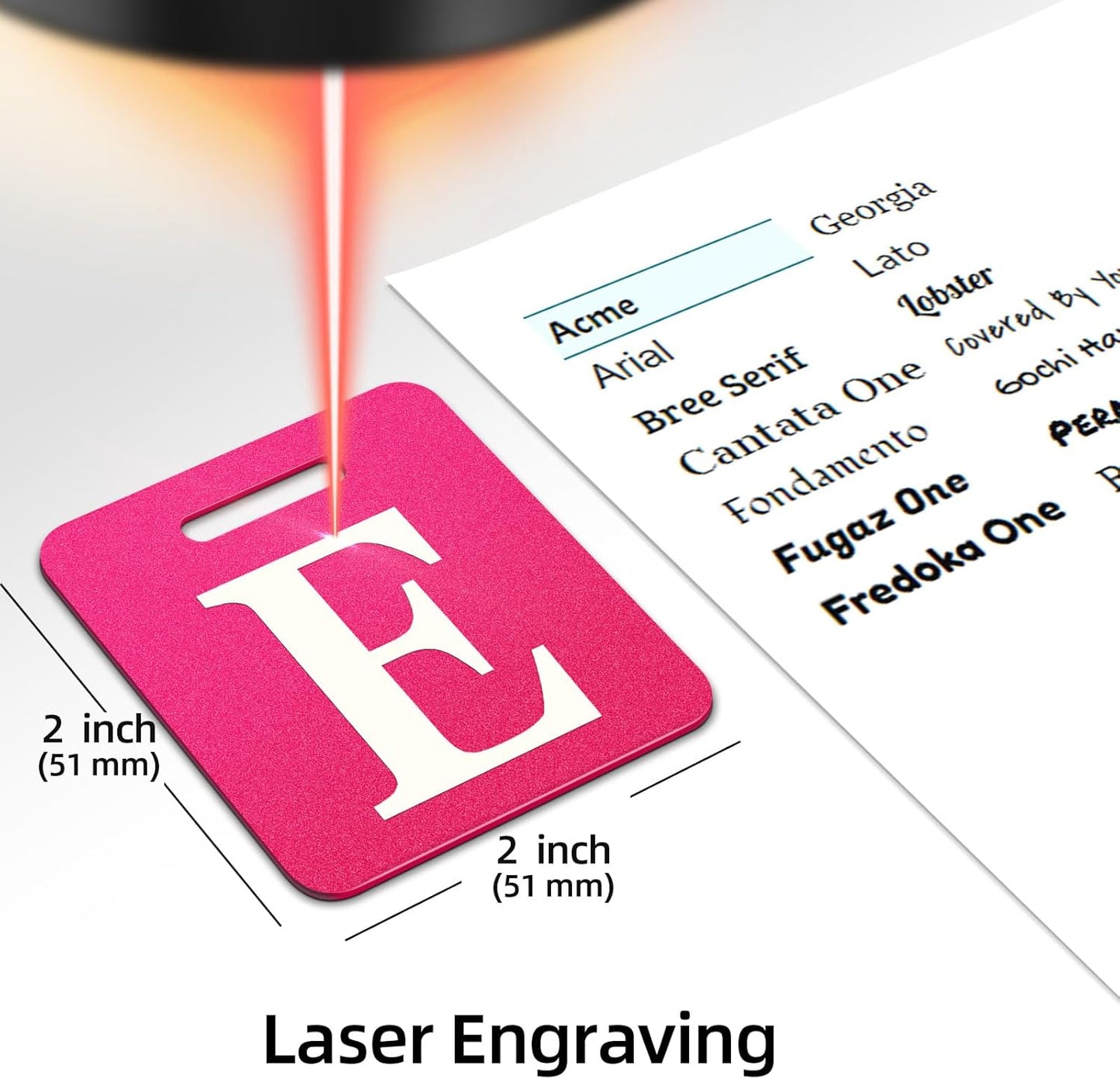 Personalized Initial Luggage Tags for Suitcases - Metal Engraved Custom ID Luggage Name Tag - School Bag Backpack Tags for Kids Women Travel Essentials Golf Baggage Accessories