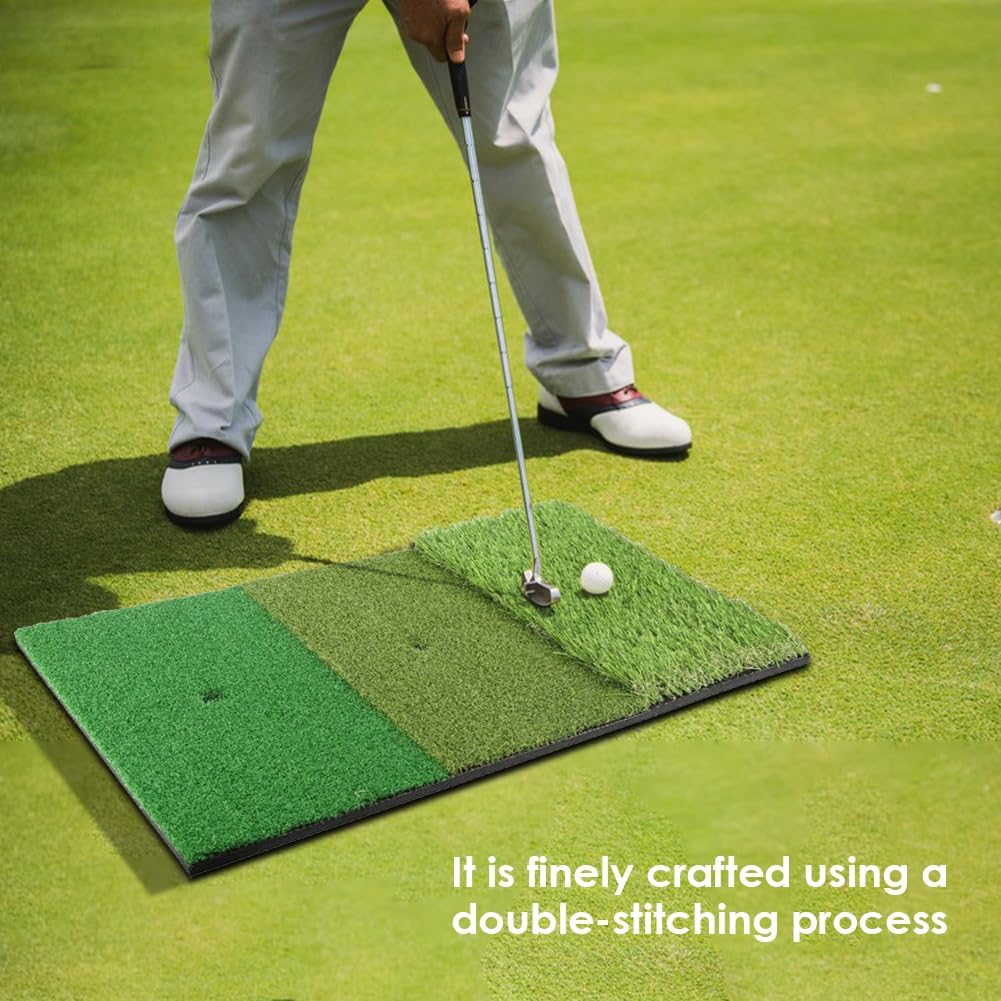 Golf Practice Hitting Mat Portable Turf for Indoor and Outdoor Golf Training