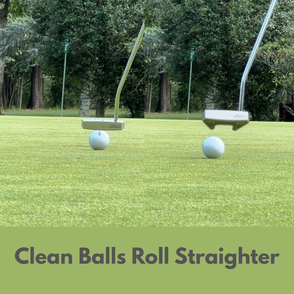 Lunas Ball Washer- 3 Pack - Golf Ball Cleaner for Golf Balls, Golf Cart Accessories for Cleaning Golf Ball, Compact Magnetic Golf Towel Golf Ball Washer for Golfers