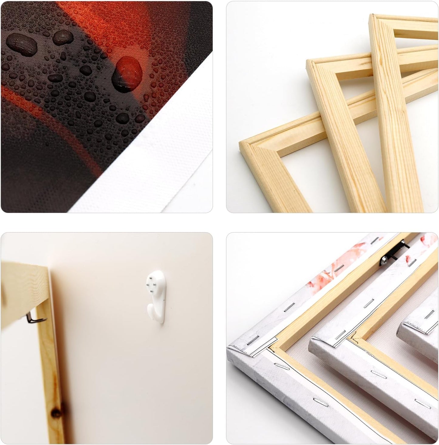 LevvArts 3 Panel Black and White Golf Canvas Wall Art Golf Course at Sunset Landscape Pictures Painting Golfing Sports Artwork Decor for Living Room Gym Ready to Hang (Small)