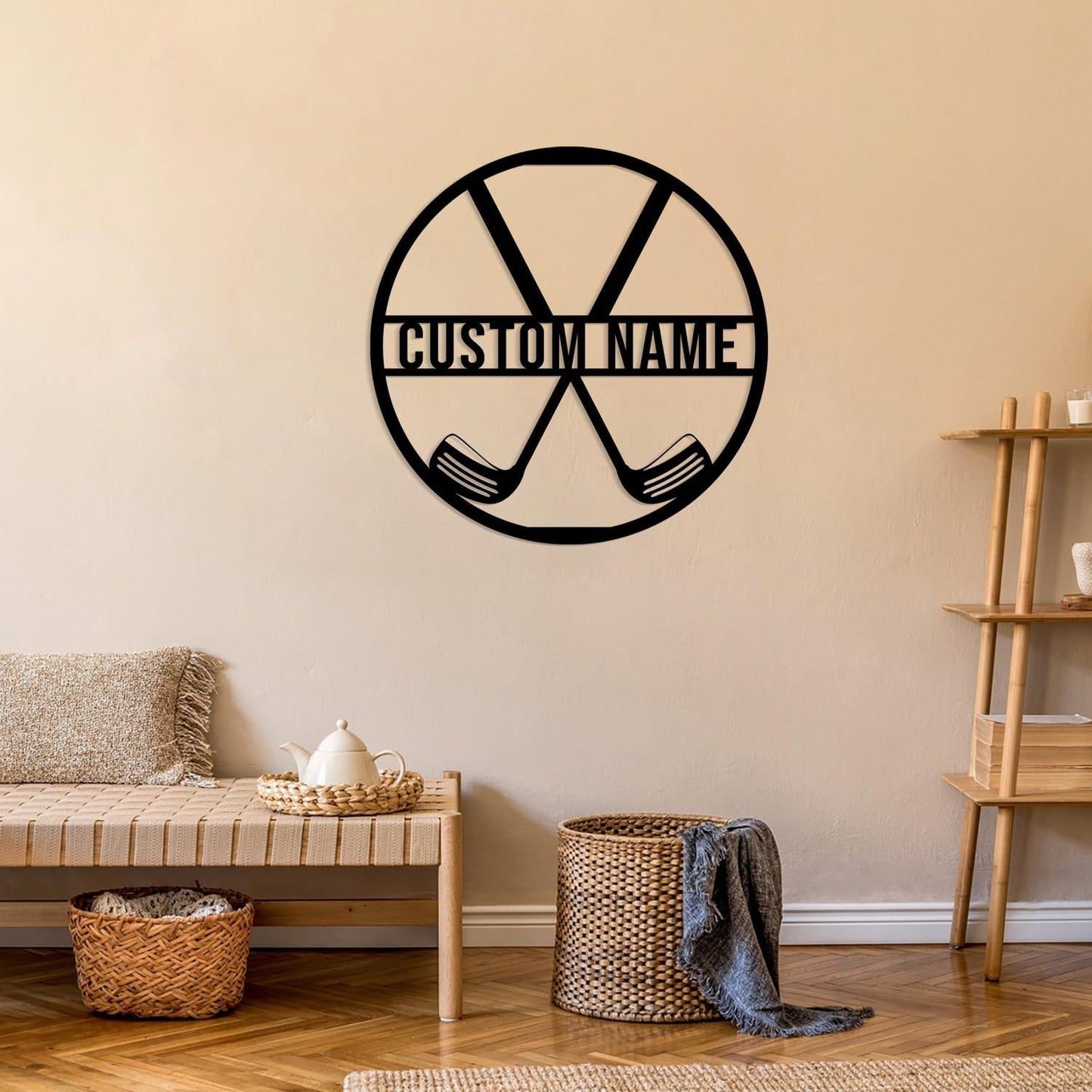 Custom Golf Metal Signs, Personalized Signage Wall Art Decor, Golfer Name Signs, Golf Metal Home Decor, Golf Club Signs (Style-1)