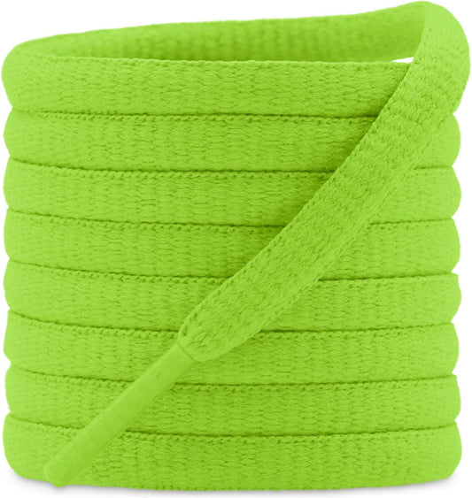 DELELE 2Pair Oval Shoes laces 42 Colors Half Round 1/4" Athletic ShoeLaces for Sport/Running Shoes Shoe Strings