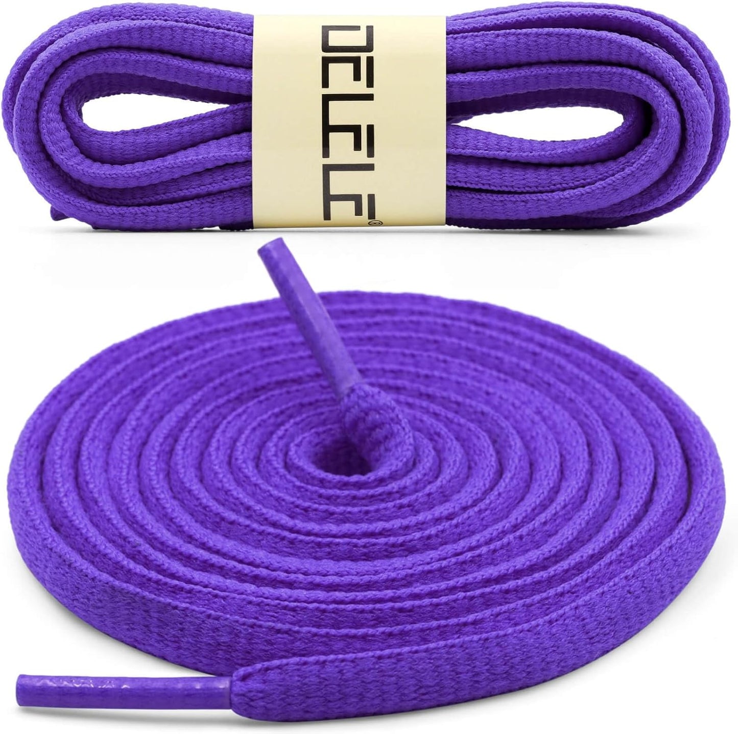 DELELE 2Pair Oval Shoes laces 42 Colors Half Round 1/4" Athletic ShoeLaces for Sport/Running Shoes Shoe Strings